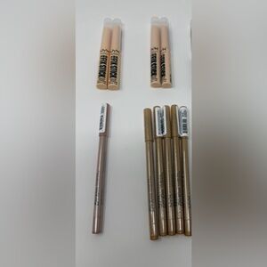 NYX Makeup Concealer and Eye Liner Stick Bundle